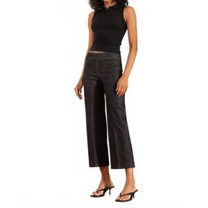 NEW AVENUE MONTAIGNE alex pull on jeans in black denim